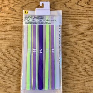 5 pack of Under Armor non-slip headbands